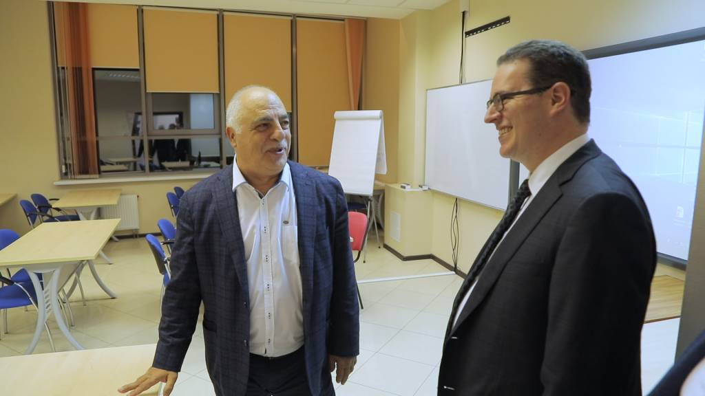 Руководитель программы Executive MBA А.Г. Сеферян с Беном Нельсоном
